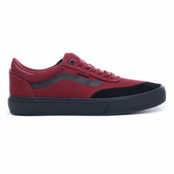 Vans Gilbert Crockett 2 Pro - Miesten Tennarit - TummanPunainen Mustat